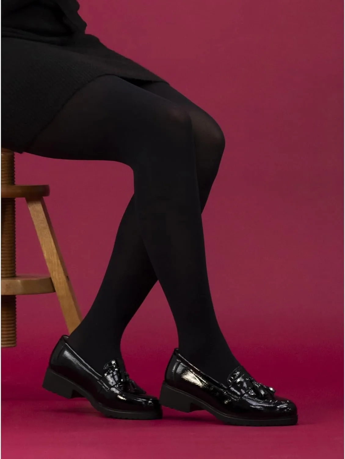 Vivi Chunky Black Loafer