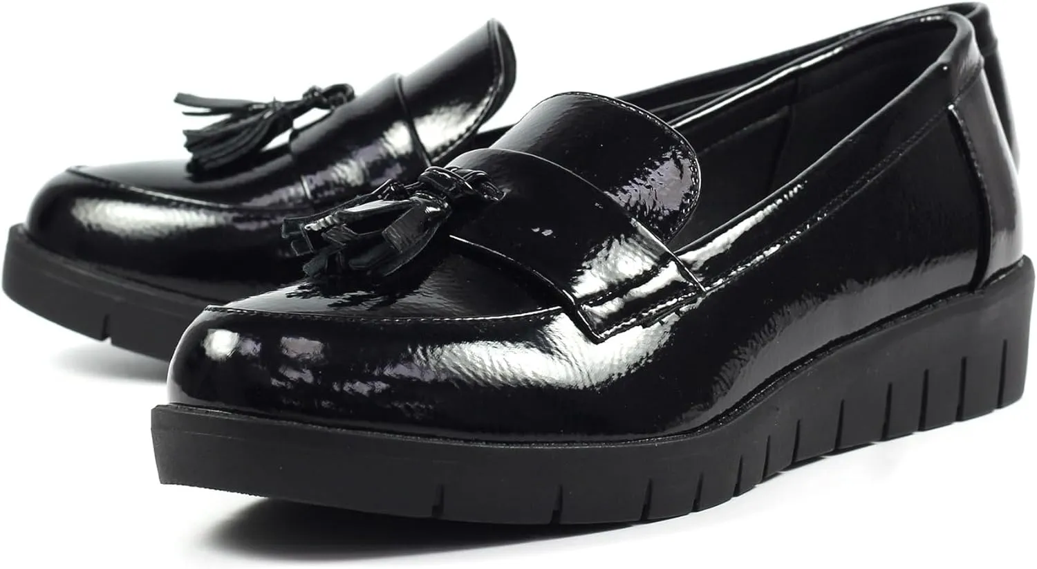 Vivi Chunky Black Loafer