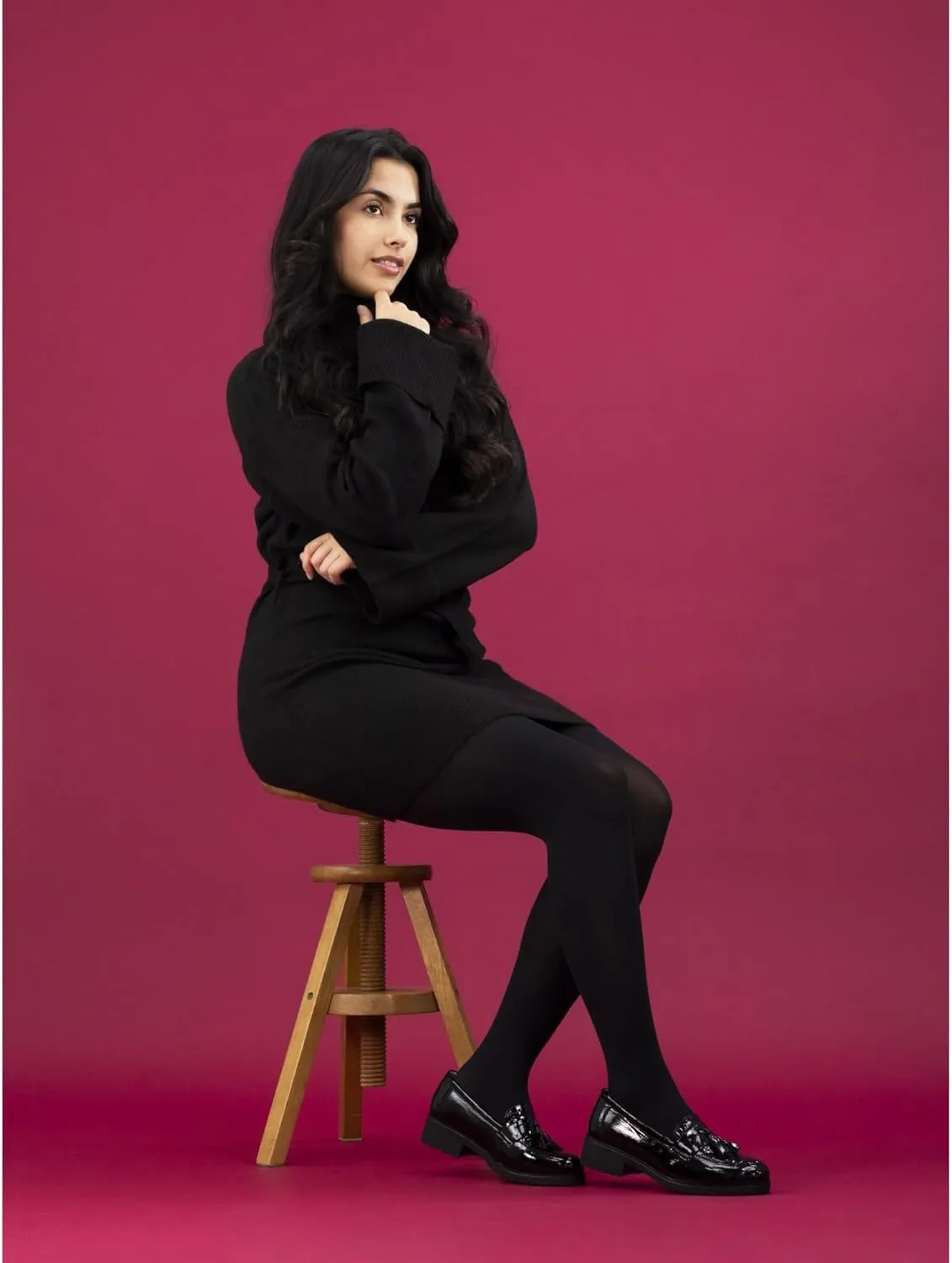 Vivi Chunky Black Loafer