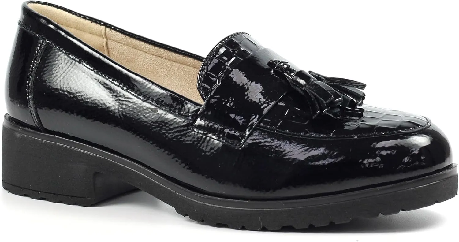 Vivi Chunky Black Loafer