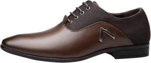 White Dress Shoes for Men Wide Width Classical Style Leather Shoes for Men Slip On PU Leather Low Rubber Sole Block Heel Work White Business Casual Shoes Men