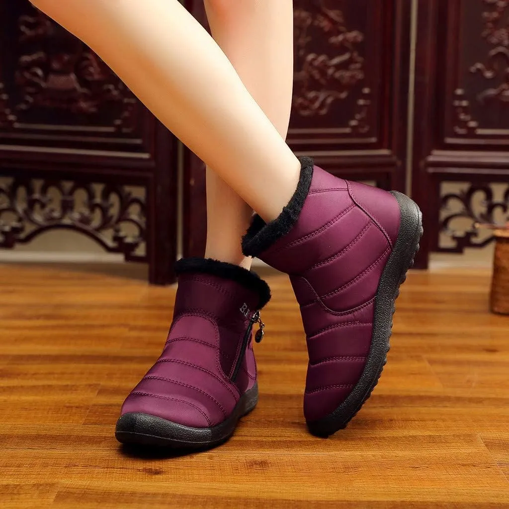Women Boots Winter Waterproof Adults Snow Shoes Womens Snow Boots Winter Warm Ankle Boots Non Slip Snow Boot for Women Rain Boots Women Men Winter Booties