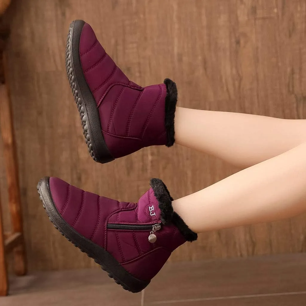 Women Boots Winter Waterproof Adults Snow Shoes Womens Snow Boots Winter Warm Ankle Boots Non Slip Snow Boot for Women Rain Boots Women Men Winter Booties
