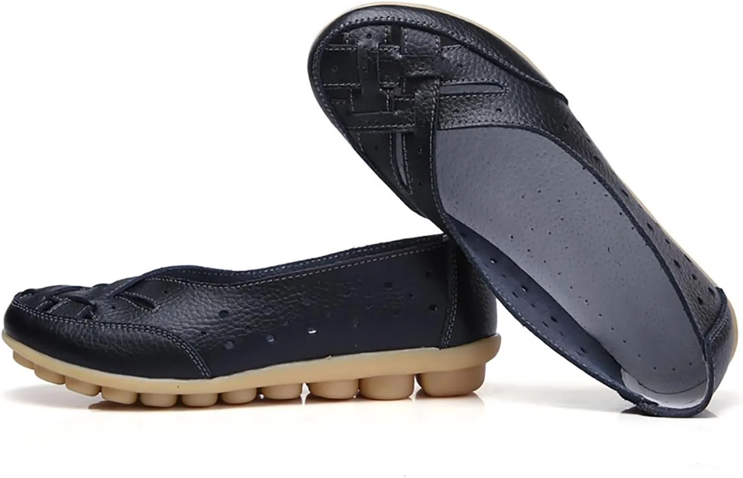 Women Penny Loafer Casual Comfort Slip on Shoes Walking Flat Driving Moccasins Wide Width Shoes Ladies Dressy 2025 Trendy