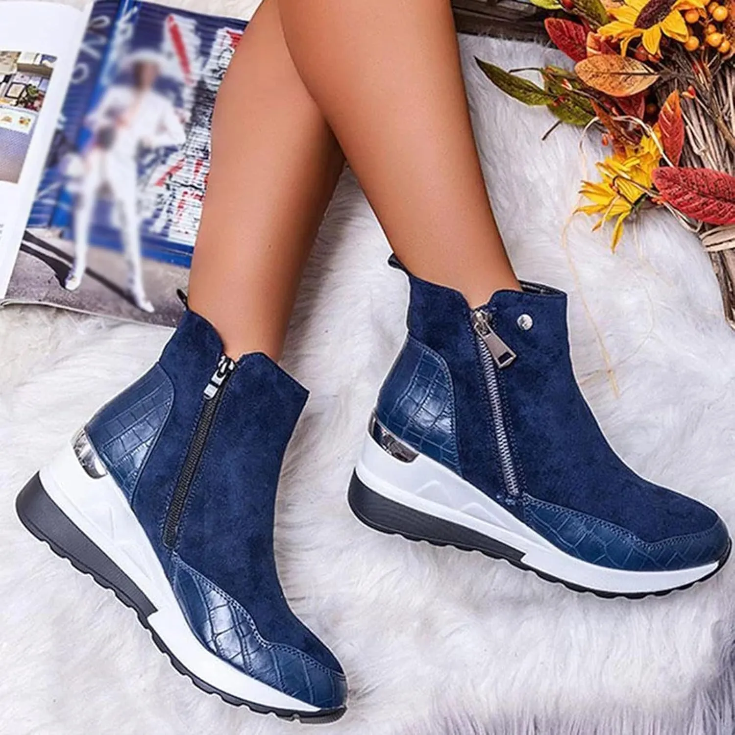 Womens Boots Winter Waterproof Adults Snow Boots Slip On Snow Boots Womens Winter Ankle Boots Ladies Snow Boot Women Short Womens Dress Shoes Men Snow Booties