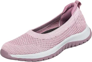 Womens Breathable Soft Sole Casual Sport Shoes Pointed Toe Flat Comfortable Lighweight Sneakers Hands Free Comfy Outdoor Walking Shoes for Ladies