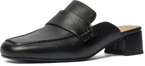Women's Fashion Leather Heels Mule