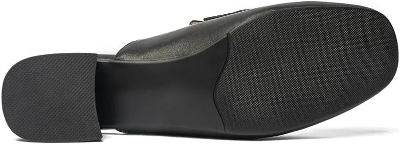 Women's Fashion Leather Heels Mule