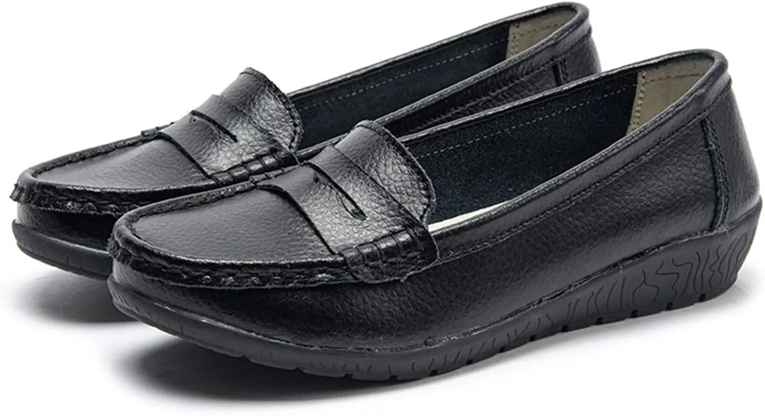 Women's Loafer Shoes Shoes Casual Women's Single Solid Loafers Casual Color Flat