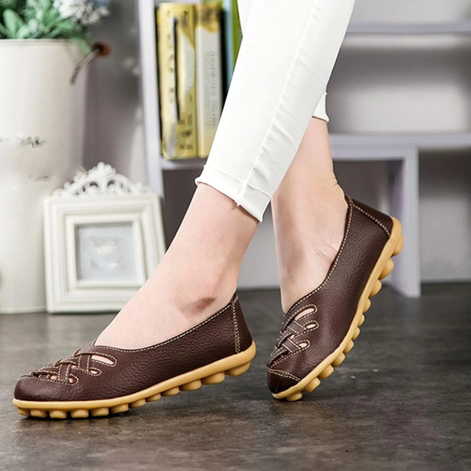 Women's Novelty Sandal Hollow Out Cut Casual Trending Sandals Causal Comfort Lightweight Summer Shoes for Travel