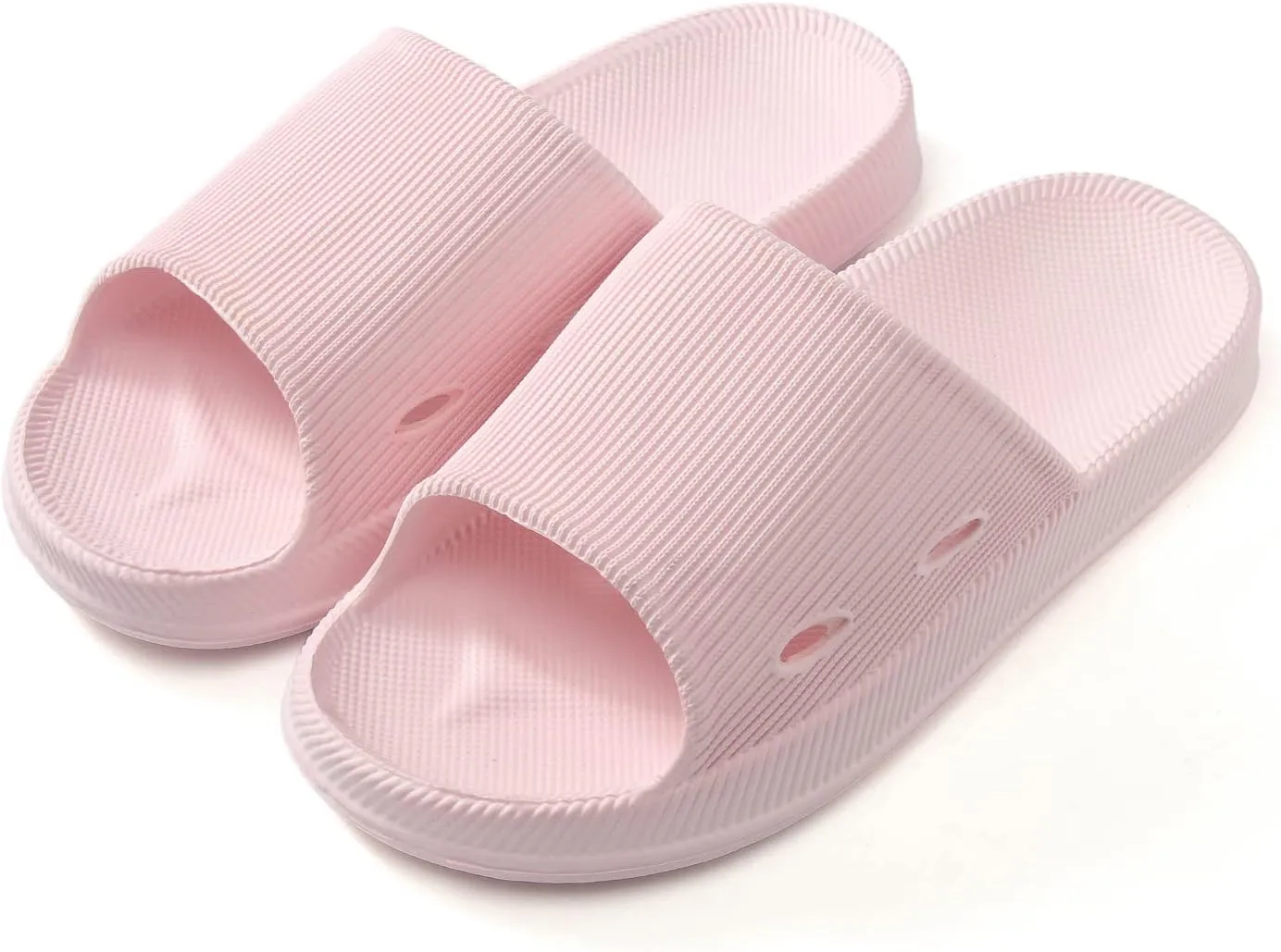 Women's Pillow Slippers Ultra Comfort Non-Slip Shower Sandals Indoor and Outdoor Slim Sandals Women's Slides