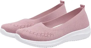 Womens Shoes Slip On Cute Round Toe Women's Sneakers Loafers Casual Solid Color Lightweight Running Shoes Loafers for Women Casual Walking Shoe