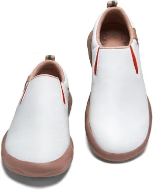 Women's Slip Ons Sneakers Lightweight Comfortable Solid Color Loafers Casual Travel Shoes